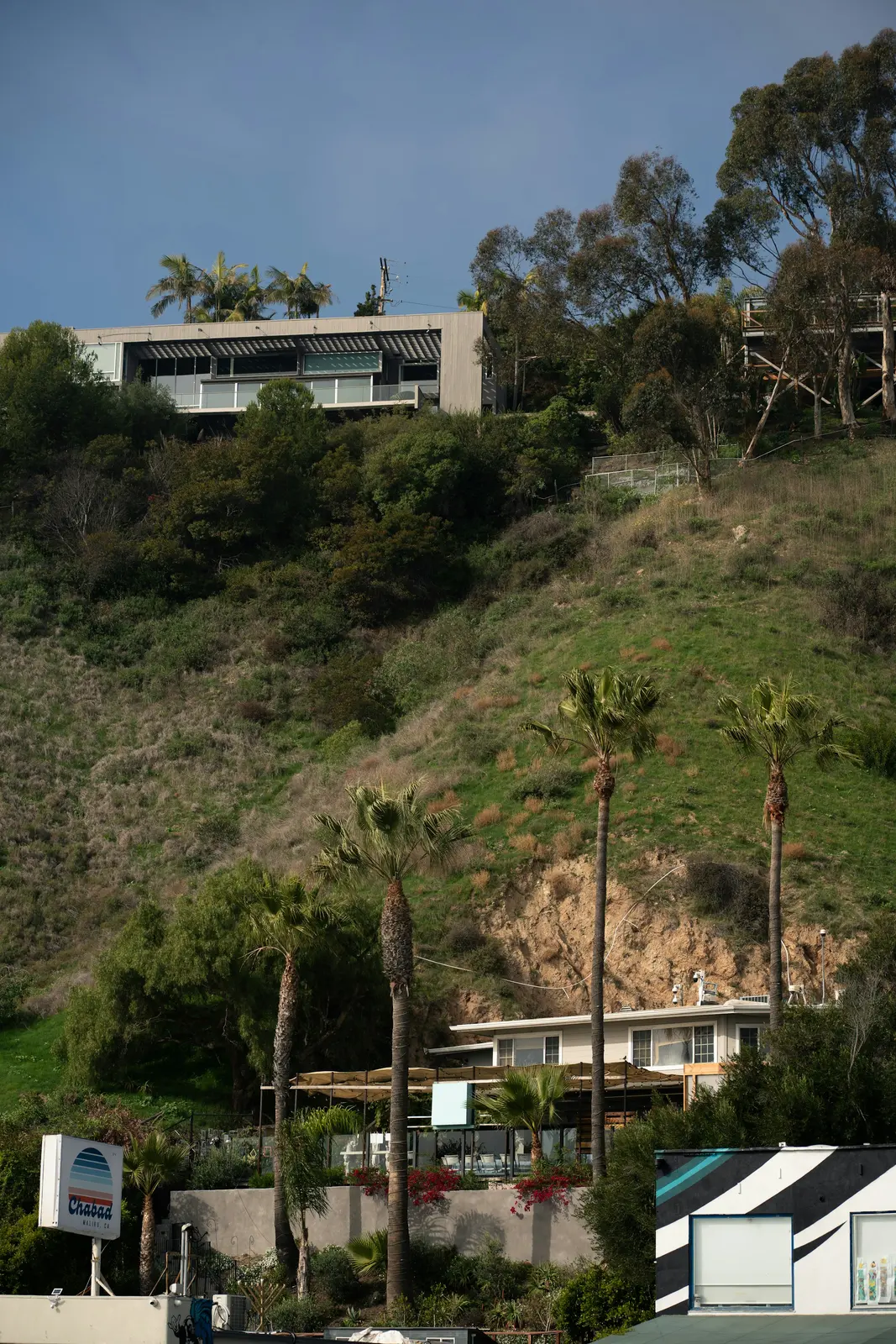 Mature completed residential development with established landscape